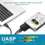 USB 3.0 към SATA кабел за 2.5” и 3.5” HDD и SSD + захранване, снимка 5
