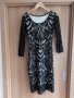 черна рокля - дантела, снимка 3