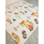 4136 Сгъваемо детско килимче за игра, топлоизолиращо 180x200х1см - модел Лисица и Тигър, снимка 3