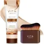 VITA LIBERATA Комплект за грим Body Blur Light 100 мл и четка, Грим за крака и тяло, Перфектен тен, снимка 1