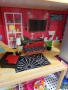 Дървена къща за кукли с обзавеждане, асансьор и аксесоари, снимка 5