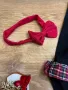 Коледна детска рокля с чорапи фиби и лента 18-24 м/рокля с еленче, снимка 11