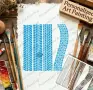 Гумени следи гума стенсил шаблон спрей за торта украса сладки Scrapbooking, снимка 3