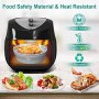 Нови 2 броя силиконова кошница тава за въздушен фритюрник Air Fryer + четка, снимка 2