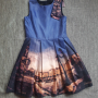 Contrast ефектна нова рокля, 6- 8 год., 128 см, снимка 1