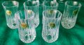 Кристален сервиз от два вида чашки за алкохол. Френски оловен кристал (d'Arques), снимка 1 - Сервизи - 42243560