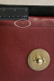 Естествена кожа, червена дамска чанта за рамо марка Giulia, снимка 7