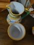 Уникален ръчно рисуван комплект керамика , снимка 8
