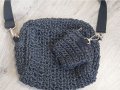 Дамска плетена чанта , снимка 1 - Чанти - 40367948