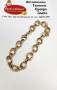 Златна дамска гривна 14К.Тегло 9.45 гр.Дължина 21 см.Цена 1390 лв., снимка 1