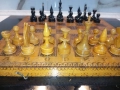 Шах с дървени фигури, снимка 3