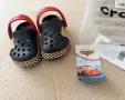 Чехли Crocs Crocband Fun Lab Cars, черно/червено, номер 19/20, снимка 1