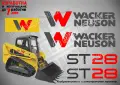 WACKER NEUSON строителна техника и механизация стикери, снимка 18