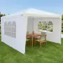 Градинска шатра павилион 3x4x2.5 м бяла , снимка 3