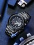 Мъжки водоустойчив черен часовник , снимка 1 - Водоустойчиви - 41999870