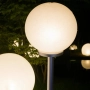 Соларна градинска лампа сфера BONETTI Ø30 см – автоматично осветление без кабели и сметки за ток, снимка 9