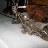Метален ретро мотор, снимка 2 - Антикварни и старинни предмети - 36321243