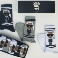 Karl Lagerfeld дамски чорапи 6 чифта в кутия, снимка 2 - Дамски чорапи - 39787036