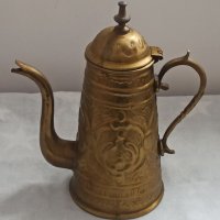 Стар голям бронзов чайник, снимка 4 - Други ценни предмети - 39411277
