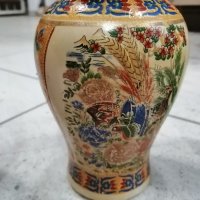 Три китайски рисувани порцеланови вази, ваза, кана, снимка 7 - Колекции - 35681790