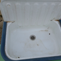 Стара емайлирана мивка, снимка 5 - Мивки - 36239942