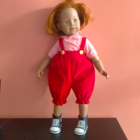 Колекционерска кукла Brigitte Paetsch Zapf Creation 2001 48 см, снимка 10 - Колекции - 44827974