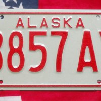 Американски регистрационен номер Табела ALASKA USA, снимка 1 - Колекции - 39711716