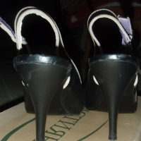 Дамски обувки с висок ток от естествена кожа, снимка 8 - Дамски обувки на ток - 36112979