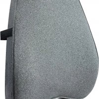 Възглавница за гръб за автомобил или офис стол от мемори пяна - сива, снимка 3 - Аксесоари и консумативи - 40194422