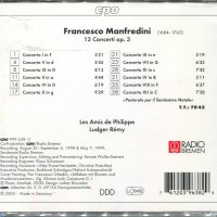 Francesco Manfredini 12 Conceri op 3, снимка 2 - CD дискове - 34585041
