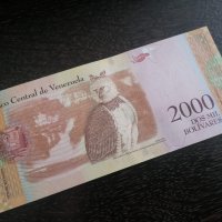 Банкнота - Венецуела - 2000 боливара UNC | 2016г., снимка 1 - Нумизматика и бонистика - 34199095