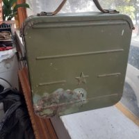 Стара военна кутия за патрони, снимка 3 - Антикварни и старинни предмети - 42079927