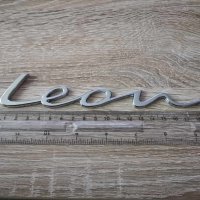 Емблема надпис Сеат Леон Seat Leon нов стил, снимка 6 - Аксесоари и консумативи - 44371101