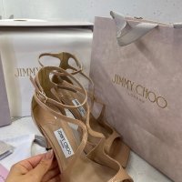 Оригинални сандали Jimmy Choo, снимка 4 - Дамски елегантни обувки - 41464743