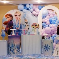 Украса с балони Декор Замръзналото кралство  Frozen , снимка 4 - Декорация - 44192954