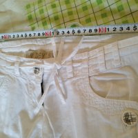 Дамски бели панталонки M, L/28, 29, 30, 31+подарък блуза M, L, снимка 9 - Къси панталони и бермуди - 40940845