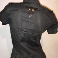 Черна рокля тип риза р-р S , снимка 2 - Рокли - 41698398