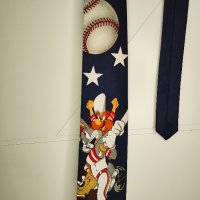 Вратовръзка Looney tunes, silk, коприна, снимка 1 - Други - 44458510