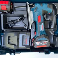 BOSCH GST 18V-Li S - Акумулаторен прободен трион 2x18V 5.0Ah, снимка 12 - Други инструменти - 41373118