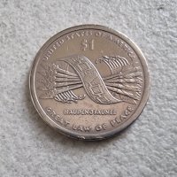 Оригинална монета.САЩ.. Един Американски долар 2000 г., снимка 5 - Нумизматика и бонистика - 39629707