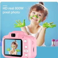 Детски електронен фотоапарат. Цвят: Син или Розов, снимка 5 - Рисуване и оцветяване - 44481834