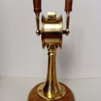 Бронзова статуетка на корабен телеграф, снимка 2 - Други ценни предмети - 42239033