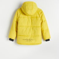 Ново Зимно Жълто яке с подплата за момче на Reserved 158см с етикет, снимка 2 - Детски якета и елеци - 42308329