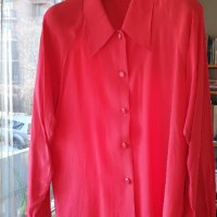 Блуза от естествена коприна размер ХЛ, снимка 1 - Ризи - 39091429