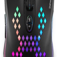 Spartan Gear Siren геймърска мишка с RGB подсветка, снимка 1 - Клавиатури и мишки - 40918193