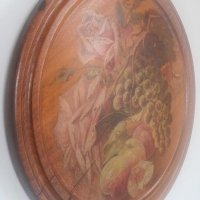 Дървена картина за стена и дървена плочка на изглед към Прага, снимка 3 - Картини - 35795033