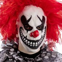 Зловещият Клоун маскa от латекс, снимка 5 - Други - 40174324