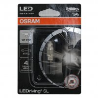 LED крушка OSRAM LEDriving SL C5W-31mm (6438DWP-01B/SV8.5-8/6000K), снимка 3 - Аксесоари и консумативи - 39007944