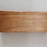 Дървена кутия 18.5 х 7.5 h 3 cm. , снимка 2 - Други стоки за дома - 41423427