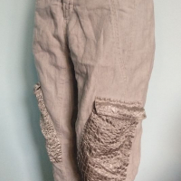 Ленени потури "NU staf by woman"® / голям размер , снимка 5 - Панталони - 36325982